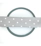 Napkin Grey and White Polka Dot 14" Serviette Washable Cotton Cloth - Image 6