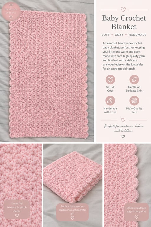 baby pink blanket 