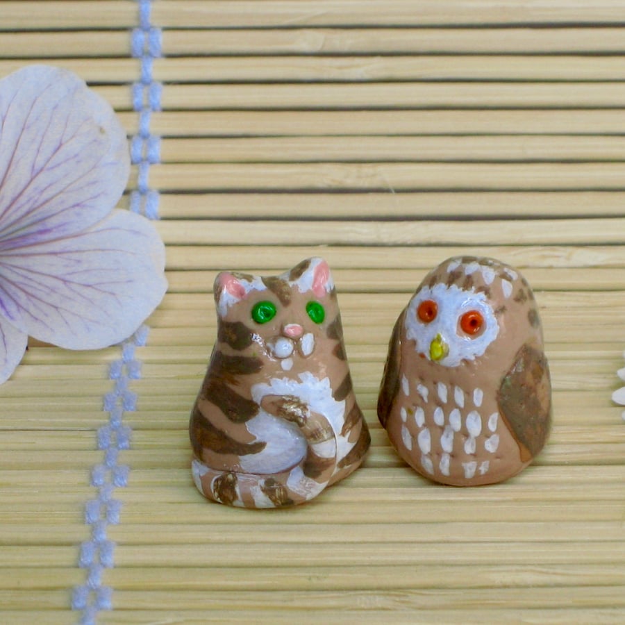 Tiny Figures Of The Owl and the Pussycat