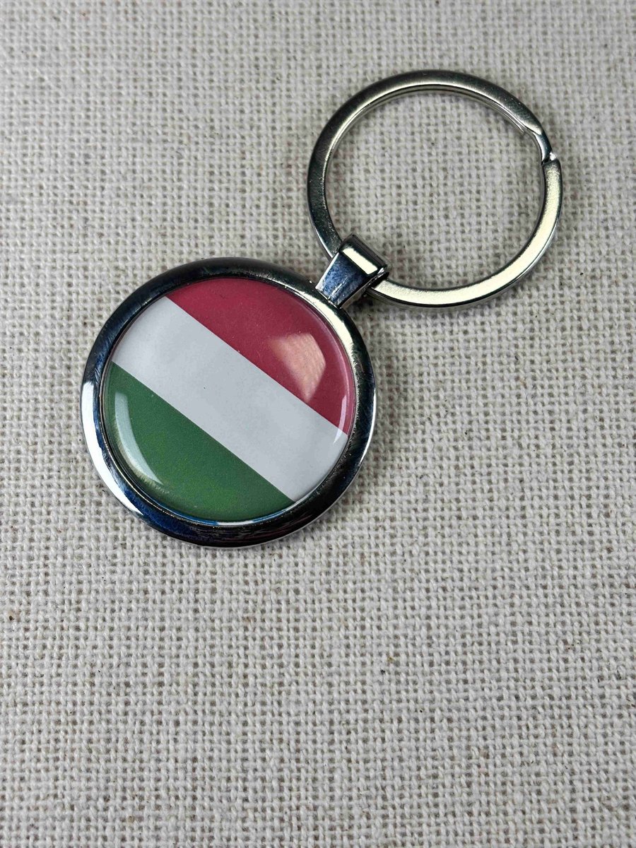 Hungary Flag Keyring