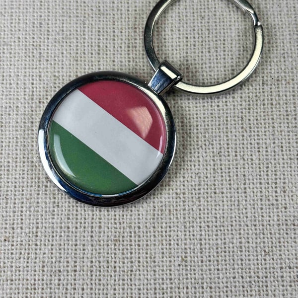 Hungary Flag Keyring