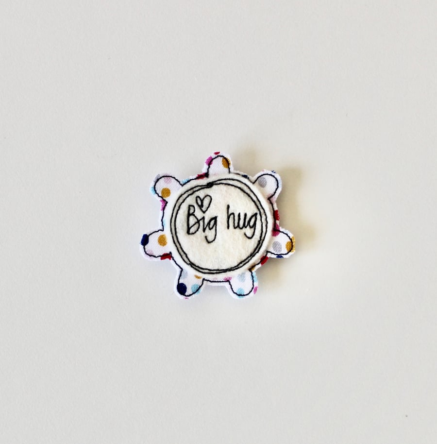 'Big Hug' - Handmade Magnet