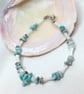Larimar & Shell Bead Bracelet - Image 5