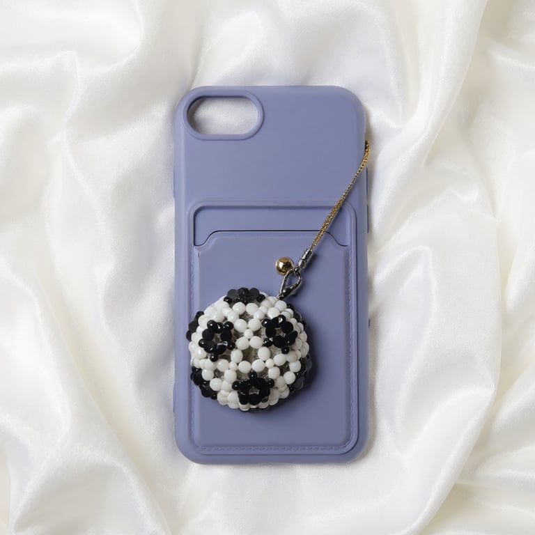 Beaded Soccer Ball Bag Charm – Sturdy & Sporty