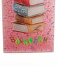 Pink Bookworm Bookmark made with Resin and Inclusions - Image 10