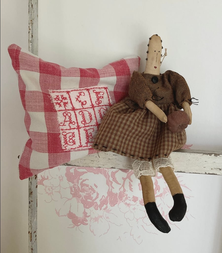 Miniature Homespun Doll