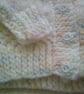 Hand Knitted 18 Inch V Neck Cardigan - Image 2