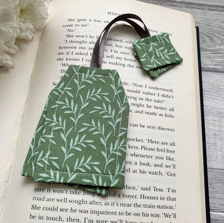 Tea bag bookmark, bookish tea gifts - Folksy