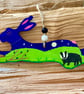 Wooden Hare Badger - Image 1