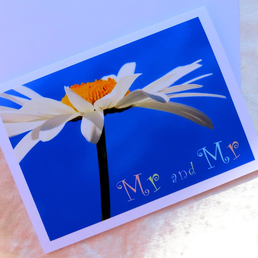 Mr and Mr, wedding card, engagement card, gay couple, same sex wedding, pride