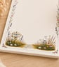 Wildflower Garden Floral Notepad - Lined Writing Pad - Shopping List Pad - Image 2