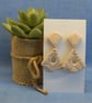 Geometric Cut-Out Statement Earrings - Image 7