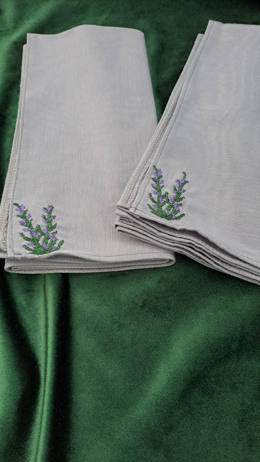 Scottish heather napkin