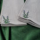 Scottish heather napkin