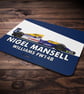 Nigel Mansell 1992 Williams FW14B F1 Mouse Mat Pad 