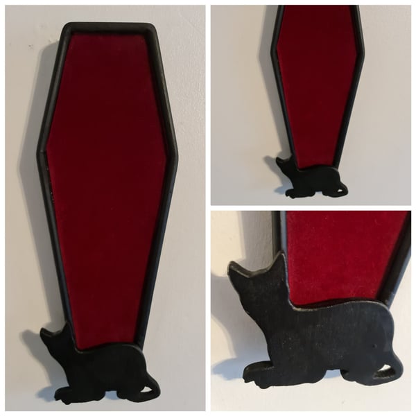 Coffin Pin Board - Deluxe - Cat