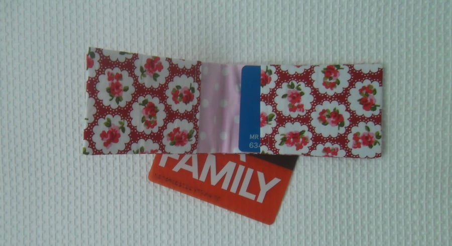 Mini travel card holder travel card