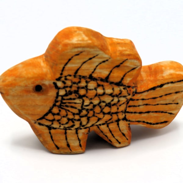 English Ash wood Clown Fish aka Nemo SKU-Fi07