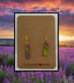 Outlet Lavender fields drop earrings