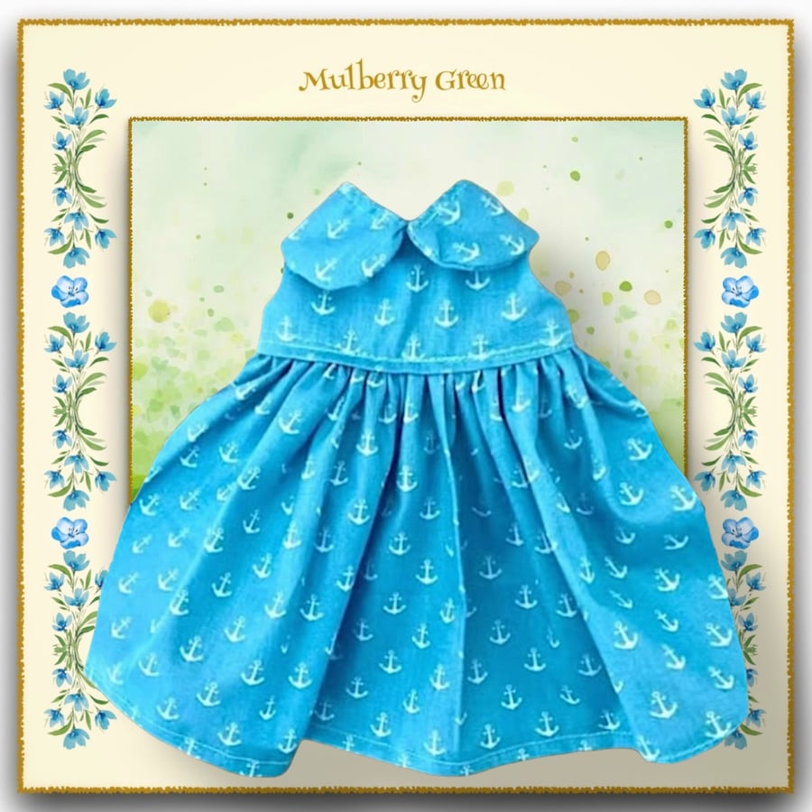 Turquoise Little Anchors Dress