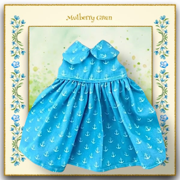 Turquoise Little Anchors Dress