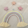 Summer days Rainbow Wall Hanging , Macrame Wall Art, Boho, Nursery Decor, 