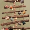 Mini ceramic mugs hanging decorations 