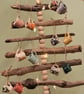 Mini ceramic mugs hanging decorations 