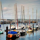 Weymouth Harbour Boats Photo Print – Classic Dorset Seaside & Historic Harbour 