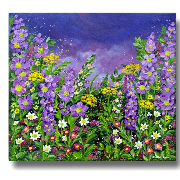 Original Painting - "Meadow Glory" 18x16"