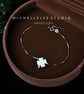 Sterling Silver Clover Bracelet With 925 Sterling Silver Chain - Image 2