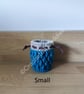Handmade Crocheted Drawstring Bag, four sizes available - Image 2