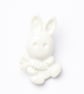White rabbit baby buttons for knitting and crochet 15mm