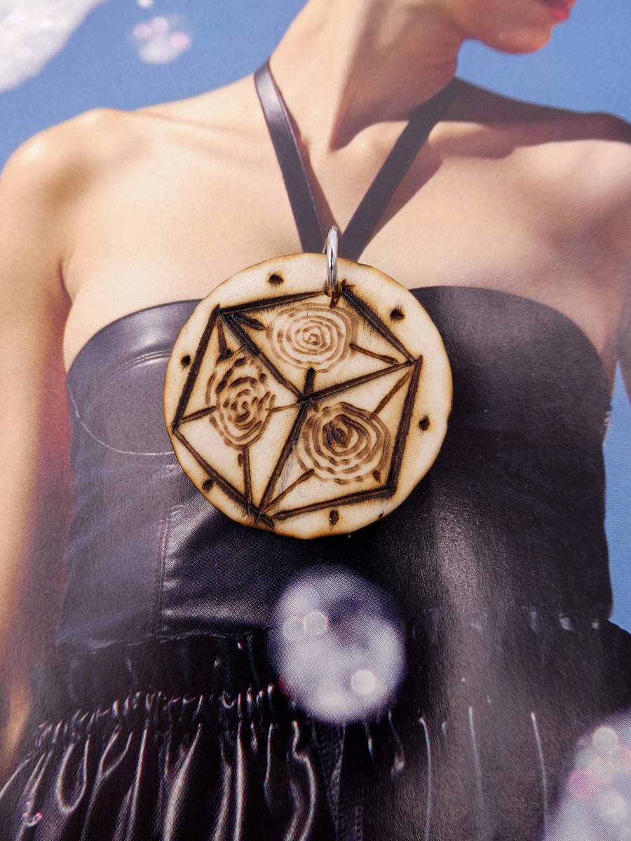 Sacred geometry pendant, geometric patterns, metaphysical jewellery