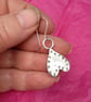 Heart drop earrings - Image 2