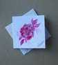 set of three original hand painted small greetings cards ( ref FA205 A2 ) - Image 3