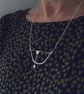 Silver Bow & Arrow Necklace - Image 1