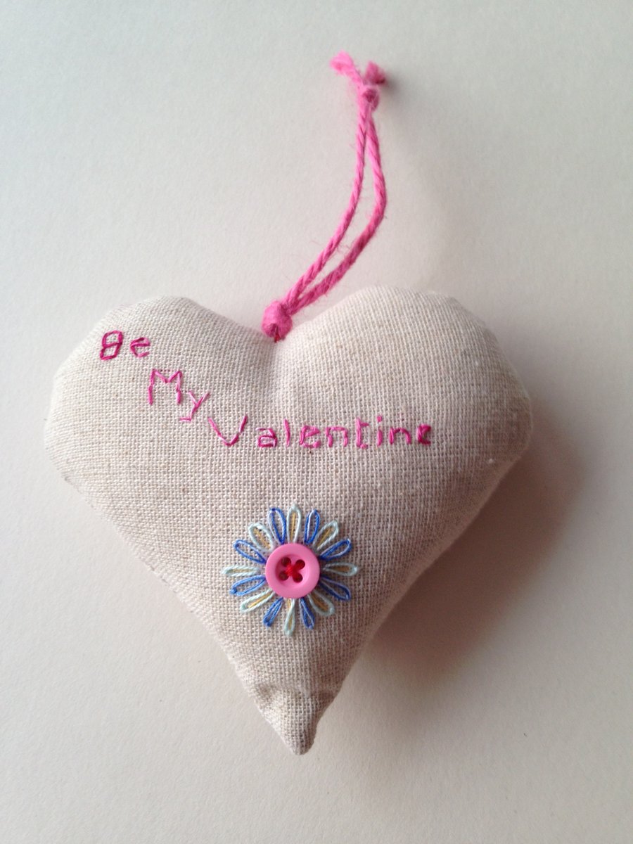 Valentine's Day lavender heart