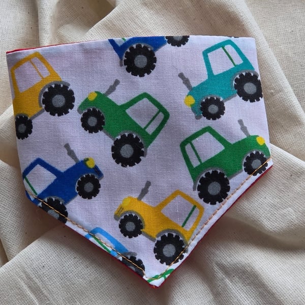 Elasticated slip-on Dog Bandana - Size XS
