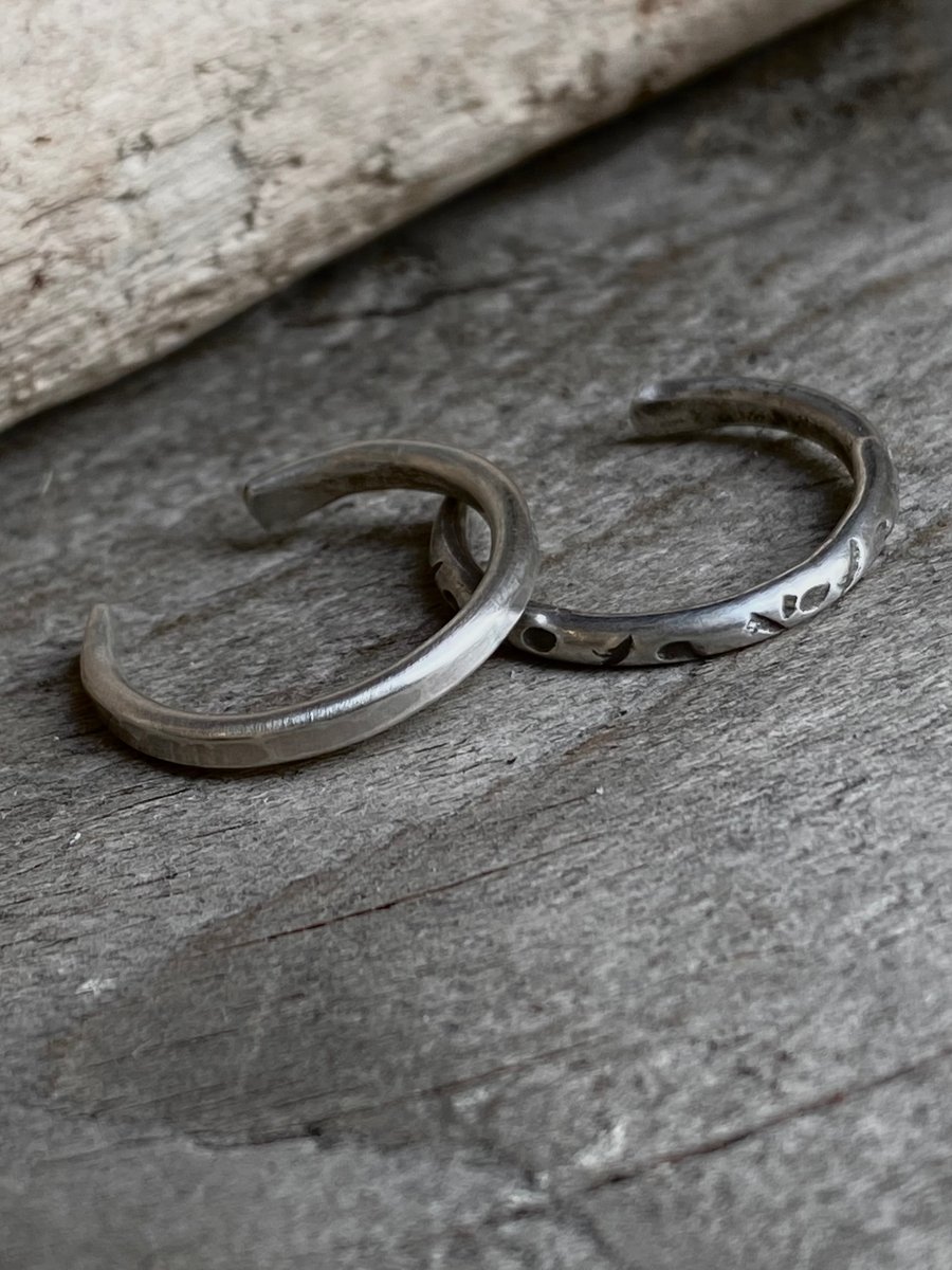 Silver toe ring, sterling silver ring, adjustable 