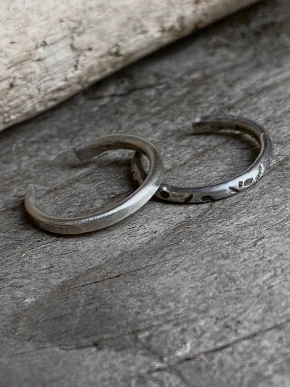 Silver toe ring, sterling silver ring, adjustable 