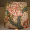 Handmade linen covered lampshade, Bloomsbury-look 