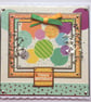 Birthday Card Happy Birthday Party Time Balloons and Stars 3D Luxury Handmade - Image 1