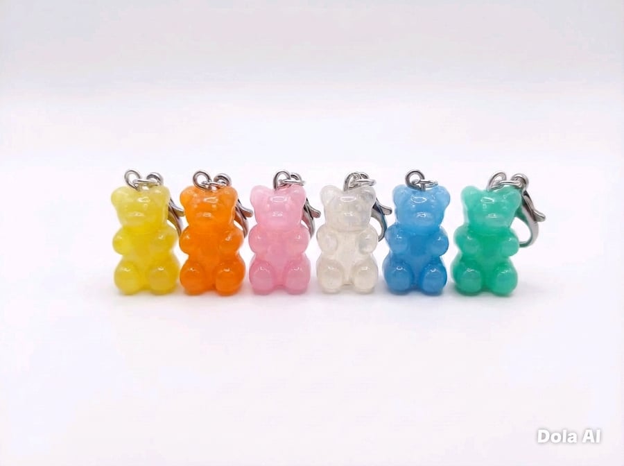Gummy Bear Stitch Markers 