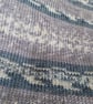 Hand Knitted Baby Blanket – Neutral Greys & Cream, Fair Isle Style  - Image 6