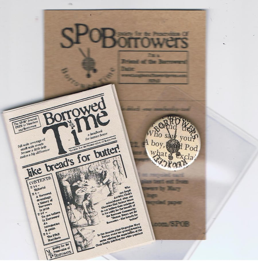 Society for the Preservation of Borrowers - complete Membership Packet