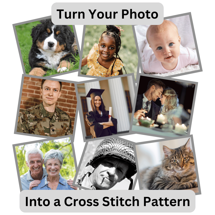 TURN YOUR PHOTO INTO A CROSS STITCH PATTERN