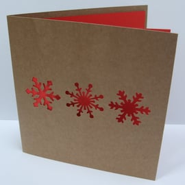 Snowflake Christmas Card