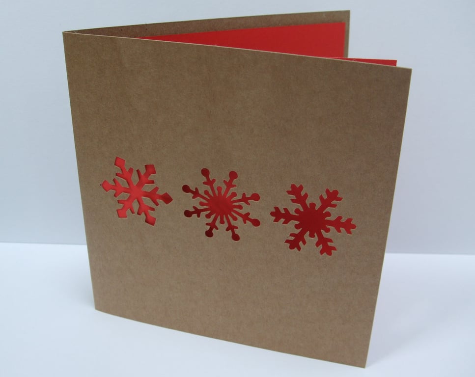 Snowflake Christmas Card