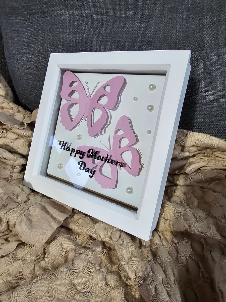 Mothers day shadow box frame gift